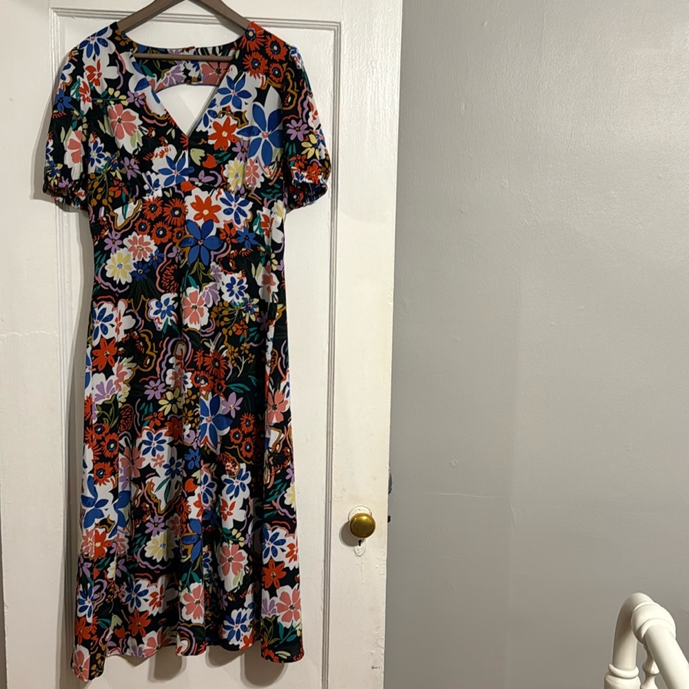 ✨ Donna Morgan Lainey Floral Dress Sz 12